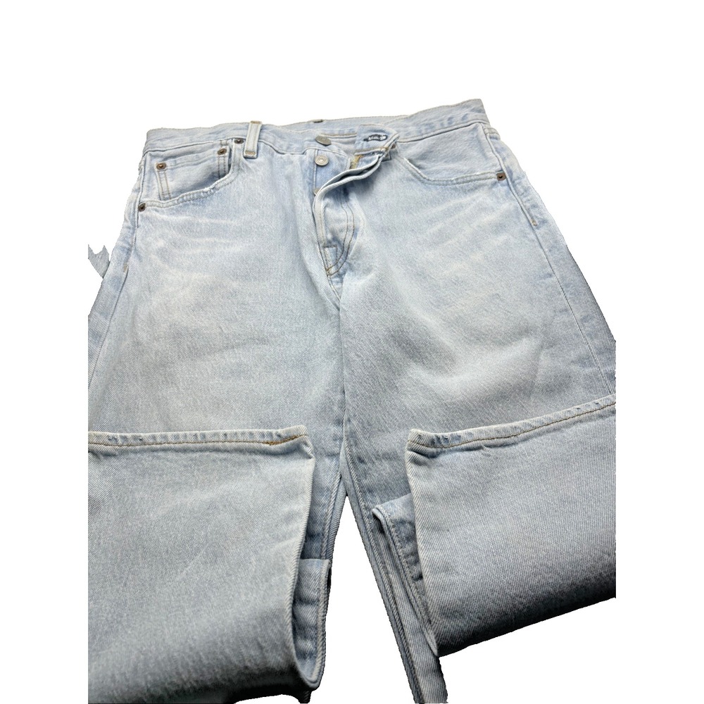 Levi's.  Big E LEvis  501 93 Straight Jeans Mens W29 L32 Light Wash Button Fly